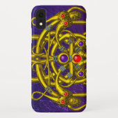 金ゴールドケルト結び目模様(双竜) Case-Mate iPhoneケース (裏面)