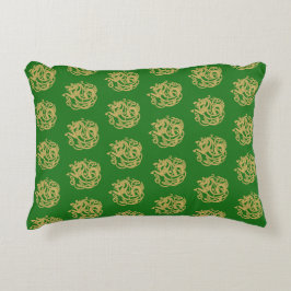 金ゴールドケルト馬パターン アクセントクッション