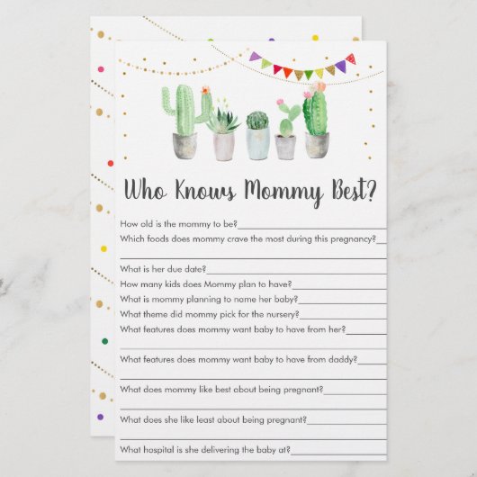 金ゴールドゲームを知っているフィエスタサボテン最高のズ (正面/裏面)