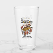金ゴールドコインレストラン，シカゴ，エバンストン，スコキー タンブラーグラス (裏面)