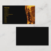 金ゴールドコイン名刺 名刺 (正面/裏面)