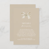 金ゴールドコケッ結婚ト弓詳細 エンクロージャーカード (正面/裏面)