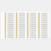 金ゴールドコスメティックツイストペン3ml 5mlキューティクル油ラベル ラベル (シート)