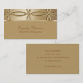 金ゴールドコンテンポラリー名刺 名刺 (正面/裏面)