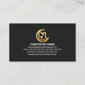 金ゴールドコントラクトツールビルダ 名刺 (裏面)