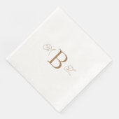 金ゴールドコンボフォントモノグラム結婚ホワイト (コーナー)