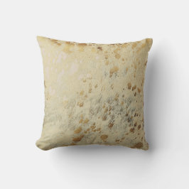 金ゴールドコーサイドプリント金属投げクッション クッション