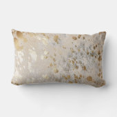 金ゴールドコーサイドプリント金属散布腰板クッション ランバークッション (裏面)