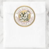 金ゴールドコーシェールロシュハシャナハニーラベルシャナトバ ラウンドシール (バッグ)