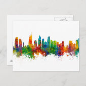 金ゴールドコーストオーストラリアスカイライン ポストカード (正面/裏面)