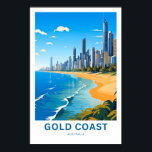金ゴールドコーストオーストラリア旅行プリント ポスター<br><div class="desc">美しいモダンプリントの祝金ゴールドコーストのオーストラリア。</div>