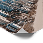 金ゴールドコーストオーストラリア航空ビュー ポスター (角)