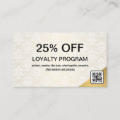 金ゴールドコーナー割引 | QRコード 割引カード (正面)