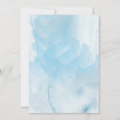 金ゴールドコーラルウォーター色航海の結婚式招待状 招待状 (裏面)