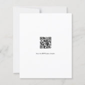 金ゴールドコーンQR会社クリスマスパーティの招待状 (裏面)