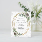 金ゴールドコーンQR会社クリスマスパーティの招待状 (スタンド正面)