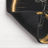 金ゴールドサイクリスト マウスパッド (コーナー)