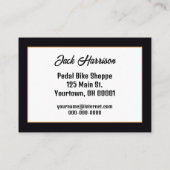 金ゴールドサイクリスト 名刺 (裏面)