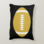 金ゴールドサッカーカスタム選手のジャージー数字/文字 アクセントクッション (裏面(縦))