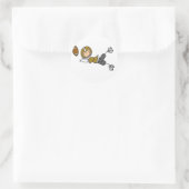 金ゴールドサッカー選手Tシャツとギフト ラウンドシール (バッグ)