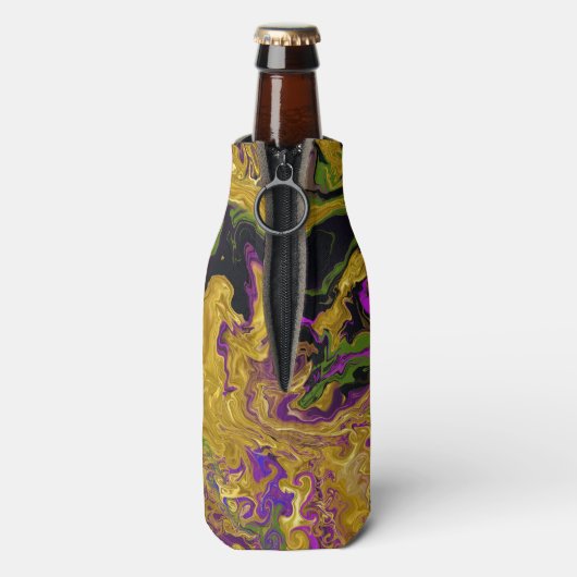 金ゴールドサテン ボトルクーラー (ボトル裏面)