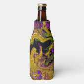 金ゴールドサテン ボトルクーラー (ボトル正面)