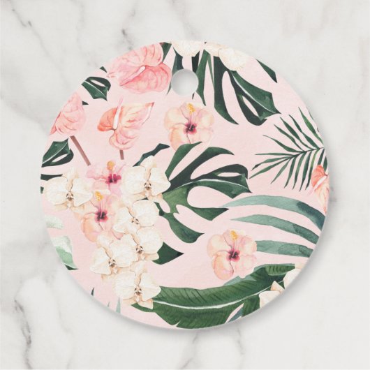 金ゴールドサファリアニマルズフローラワイルドワン誕生日 フェイバータグ (裏面)