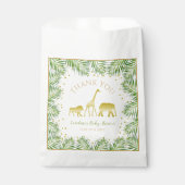 金ゴールドサファリトロピカルベビーシャワートリートカフェスバッグ フェイバーバッグ (正面)