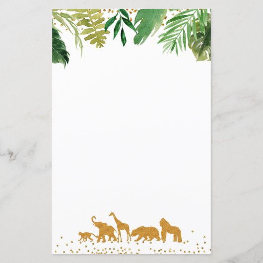 金ゴールドサファリ動物の水の色は、価格を推測ゲーム (裏面)