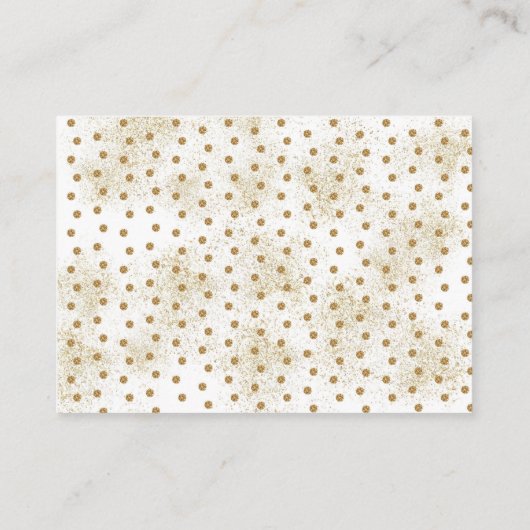 金ゴールドサファリ動物は何人の赤ちゃんシャワーゲームを推測 プレイスカード (裏面)