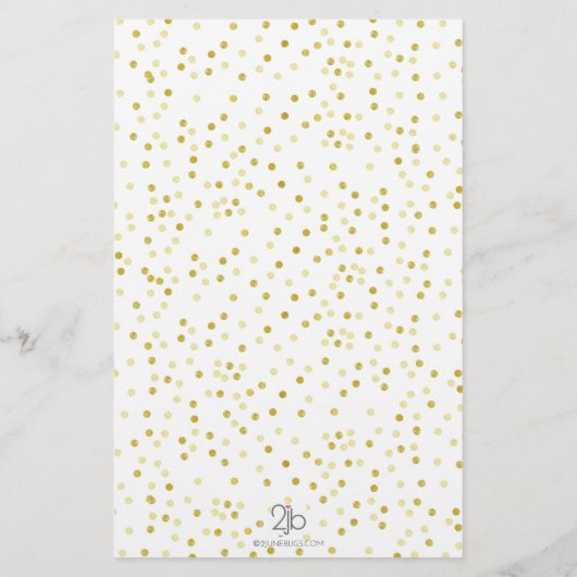 金ゴールドサファリ動物赤ちゃんシャワー推定価格ゲーム (裏面)