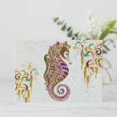 金ゴールドサマーレインボーシーホースグリッター シーズンカード (スタンド正面)