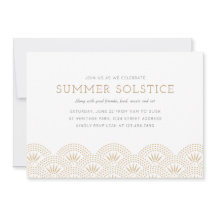 金ゴールドサマー至エレガントパーティの招待状