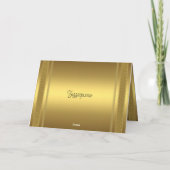 金ゴールドサンキューカード金ゴールド サンキューカード (裏面)