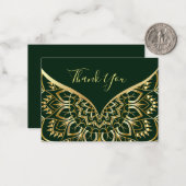 金ゴールドサンキューカード ノートカード (正面/裏面インサイチュ)