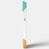 金ゴールドサングラス付きアフロミスティブルーガール Case-Mate iPhoneケース (裏面 / 左)