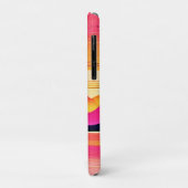 金ゴールドサンセットオーバーピンクレイクアート Case-Mate iPhoneケース (裏面/左)