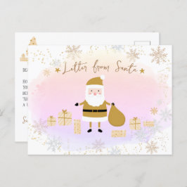 金ゴールドサンタのニース一覧，サンタからの手紙 シーズンポストカード