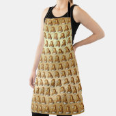 金ゴールドサンタハットホリデーエプロン エプロン (インサイチュ)