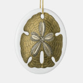 金ゴールドサンドドルオーナメント セラミックオーナメント (右)