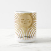 金ゴールドサンハッピーサンシャイン コーヒーマグカップ (中央)