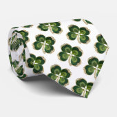 金ゴールドサンパトリック・シャムロックジュエルウィズ ネクタイ (ロール)