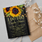 金ゴールドサンフラワーカントリーの木造カップル 招待状