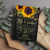 金ゴールドサンフラワーカントリー納屋の木70素晴らしい 招待状