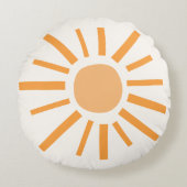 金ゴールドサンボホドルムアンド子供部屋デコールラウンドピロー ラウンドクッション (正面)