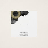 金ゴールドサンマンダラスタッドイヤリングディスプレイカード (正面)