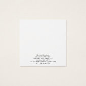 金ゴールドサンマンダラスタッドイヤリングディスプレイカード (裏面)