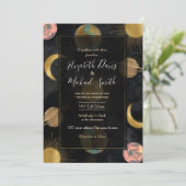 金ゴールドサンムーンプラデッツ宇宙イラストレーション 招待状 (スタンド正面)