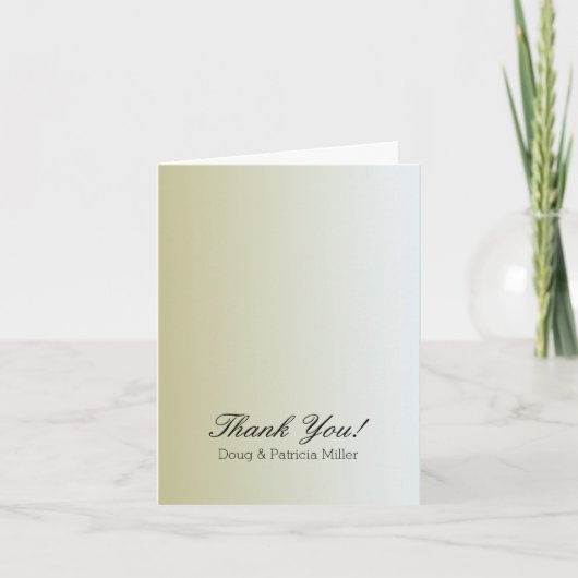 金ゴールドサンライズサンライズ サンキューカード (正面)