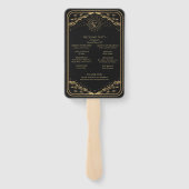 金ゴールドサン&ムーンタロット結婚ズ ハンドファン (裏面)